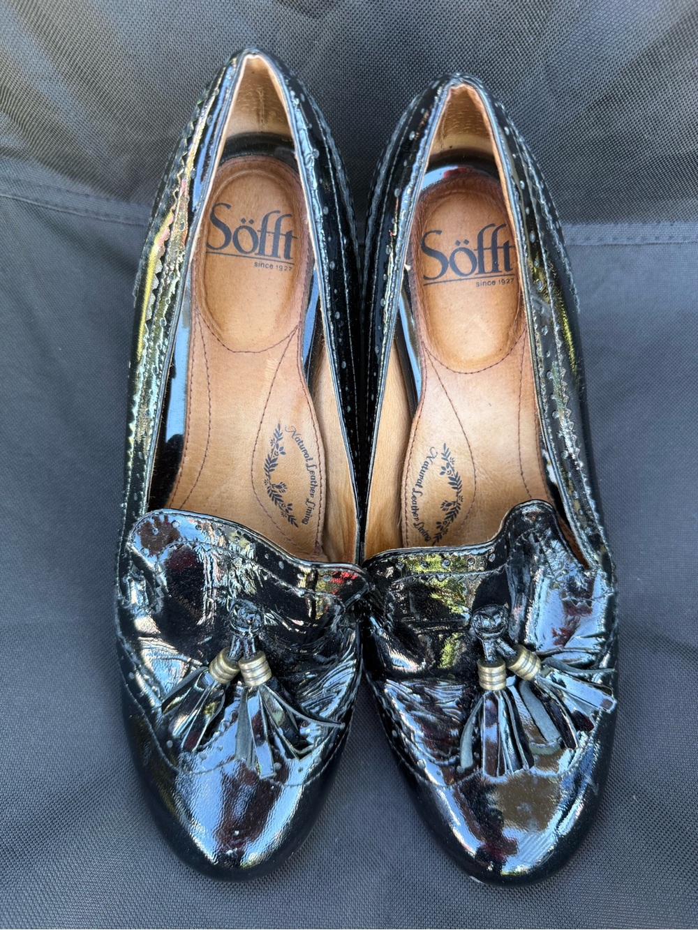 Women’s Size 9.5M Soft Opal Brand Heels Pumps Black